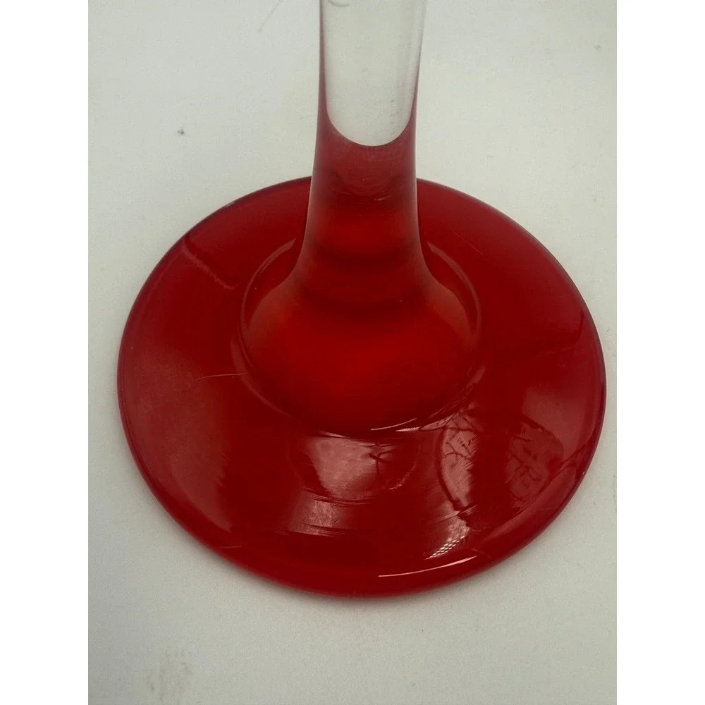 St. Louis Cardinals‎ Wine Glasses Set of 2 Hand Painted MLB Baseball Red Stem
